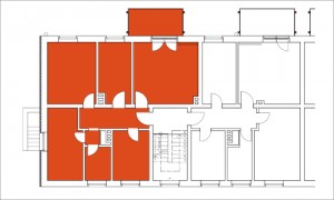 Typische 4 Raumwohnung im dreigeschossigen Altbausegment